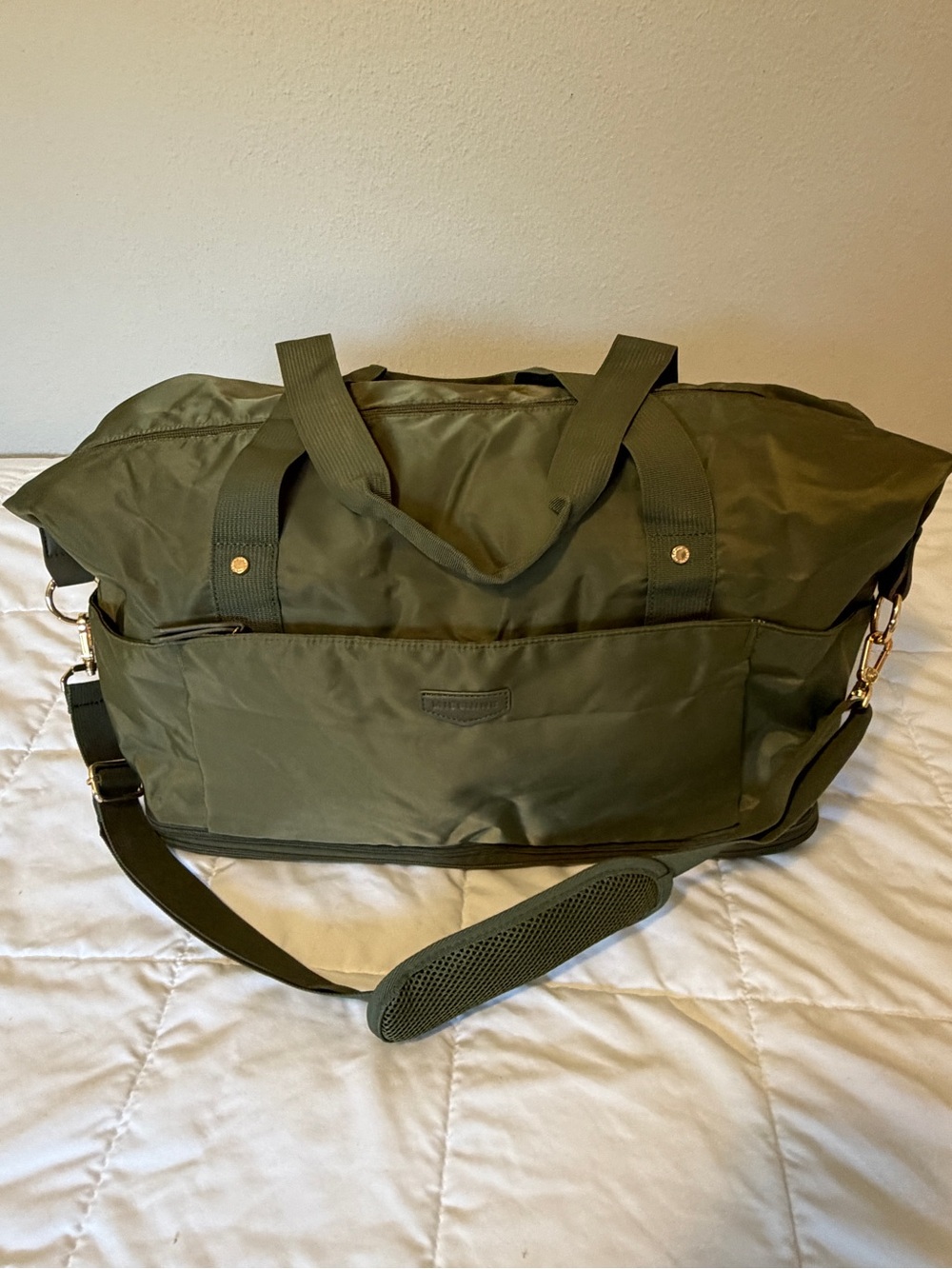 Olive Green Men's Weekender Duffel Bag